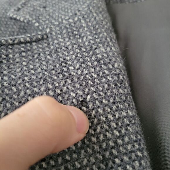 Pendleton Woollen Mills Gray Wool Blazer Jacket 12 - Picture 7 of 9